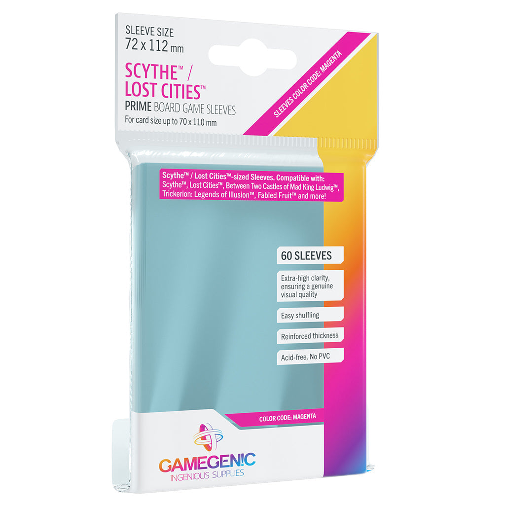 Prime Sleeves: Scythe and-or Lost Cities (72 x 112 mm)