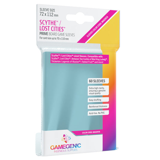 Prime Sleeves: Scythe and-or Lost Cities (72 x 112 mm)