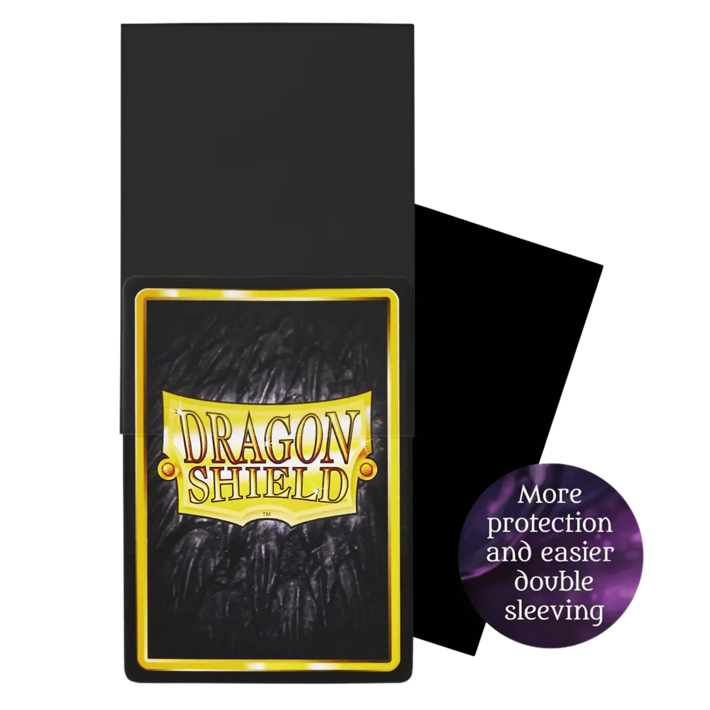 Dragon Shield: Perfect Fit Thick Inner Sleeves Black (100)
