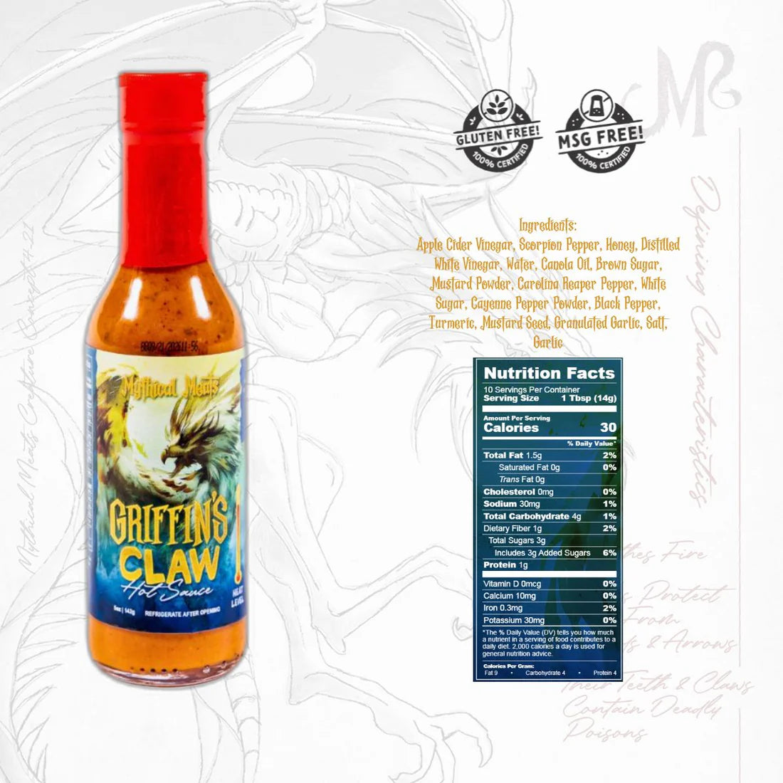 Mythical Meats® Hot Sauces