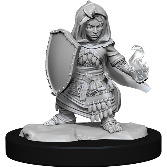 Pathfinder: Deep Cuts Minis: Halfling Cleric Female Wave 14 (Unpainted)