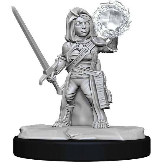 Pathfinder: Deep Cuts Minis: Halfling Cleric Female Wave 14 (Unpainted)