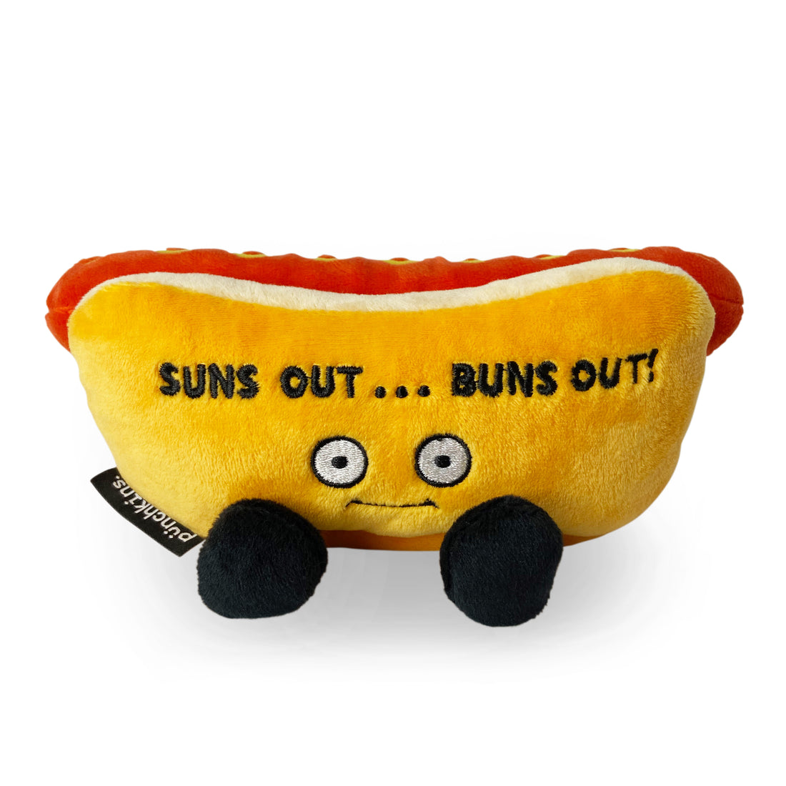 Plush Hot Dog "Suns Out... Buns Out!"