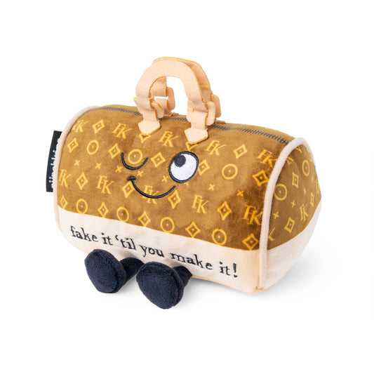Plush Handbag "Fake It Til You Make It"