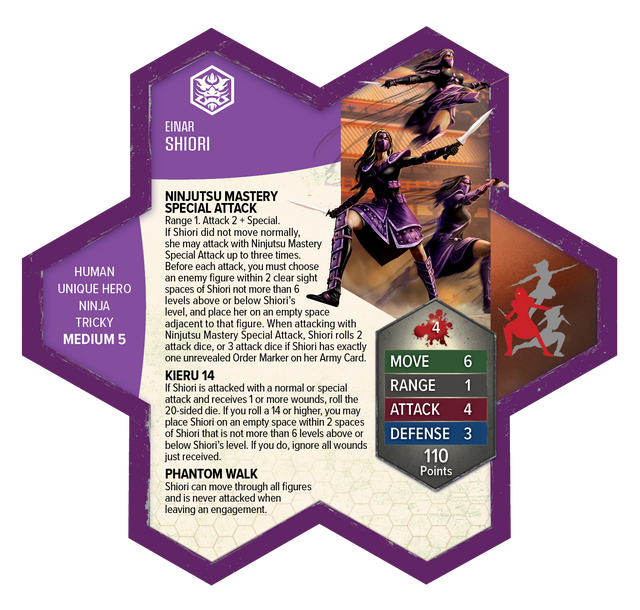 Heroscape: Shiori Miniature Promo