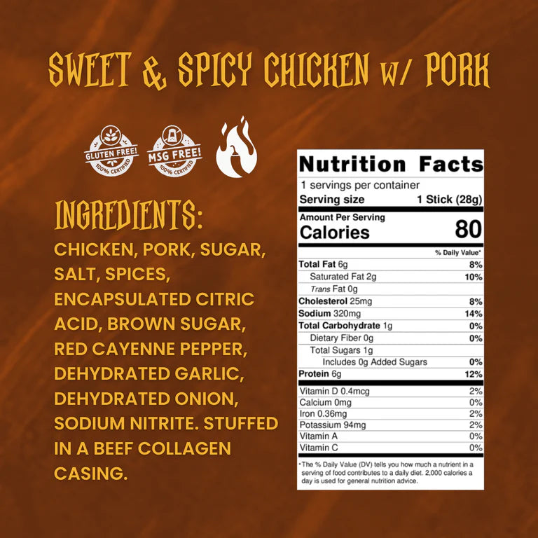 Hippogriff (Sweet and Spicy Chicken With Pork Stick)