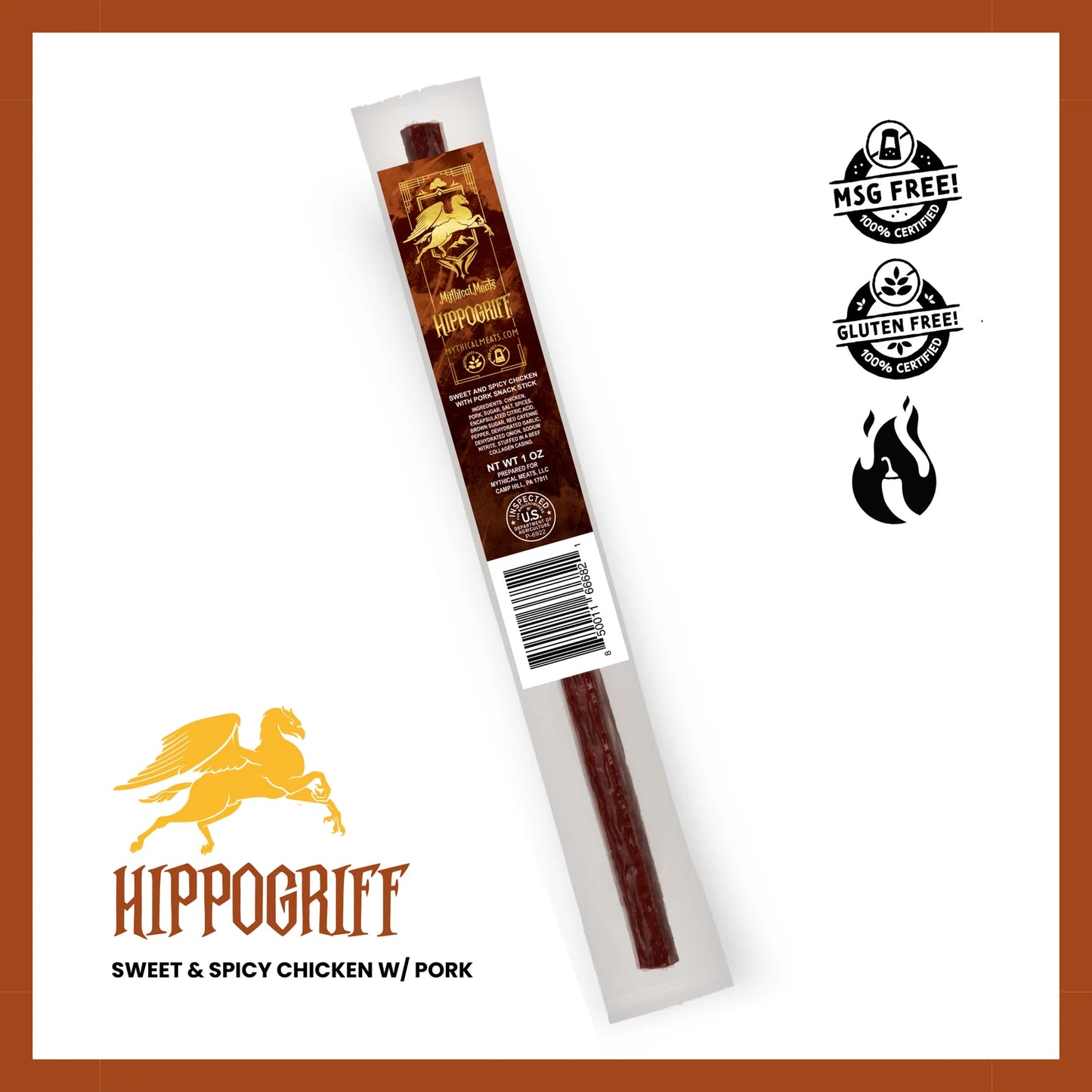 Hippogriff (Sweet and Spicy Chicken With Pork Stick)