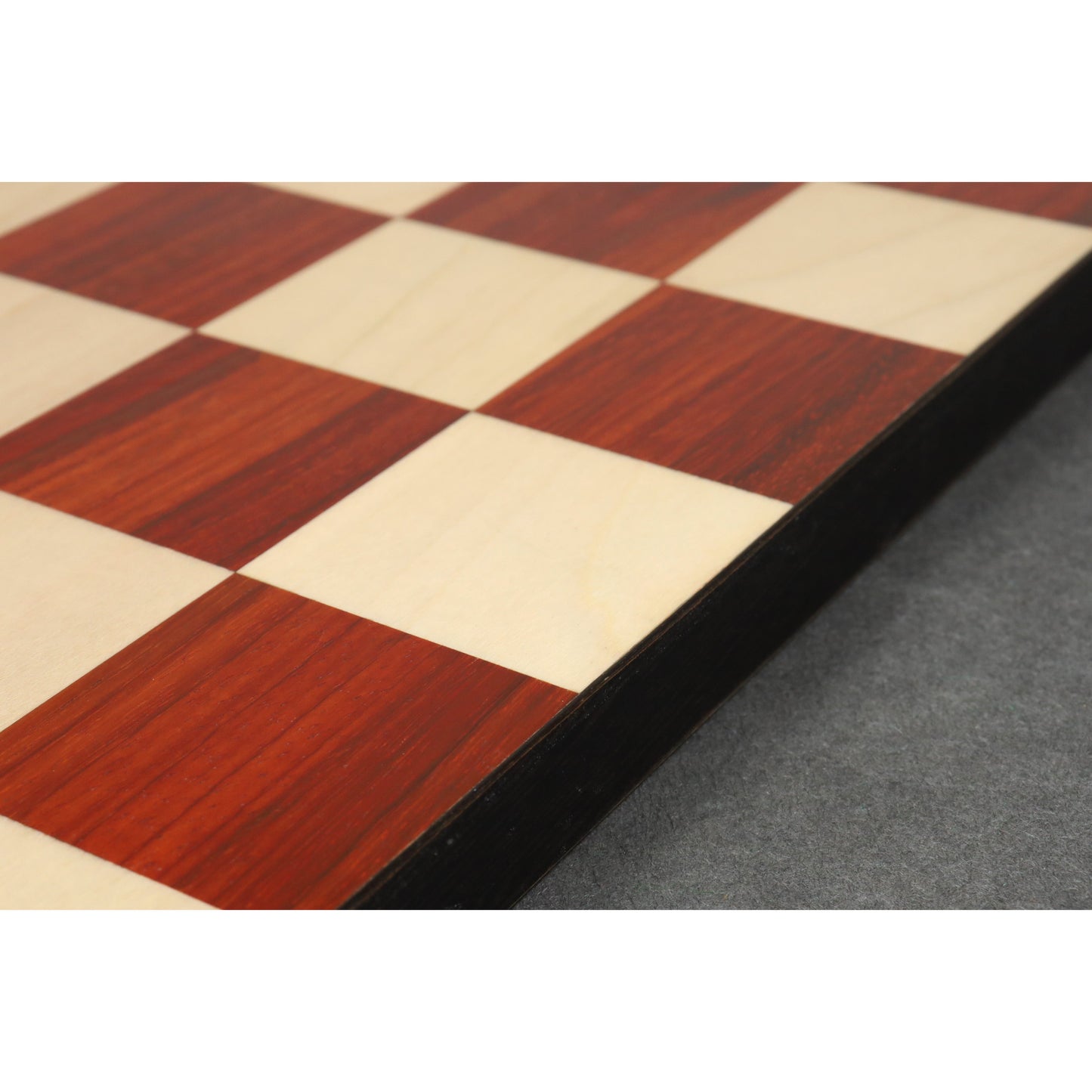 Borderless Chess board - 55 mm Square - Bud Rosewood & Maple Wood - 17.7 inch