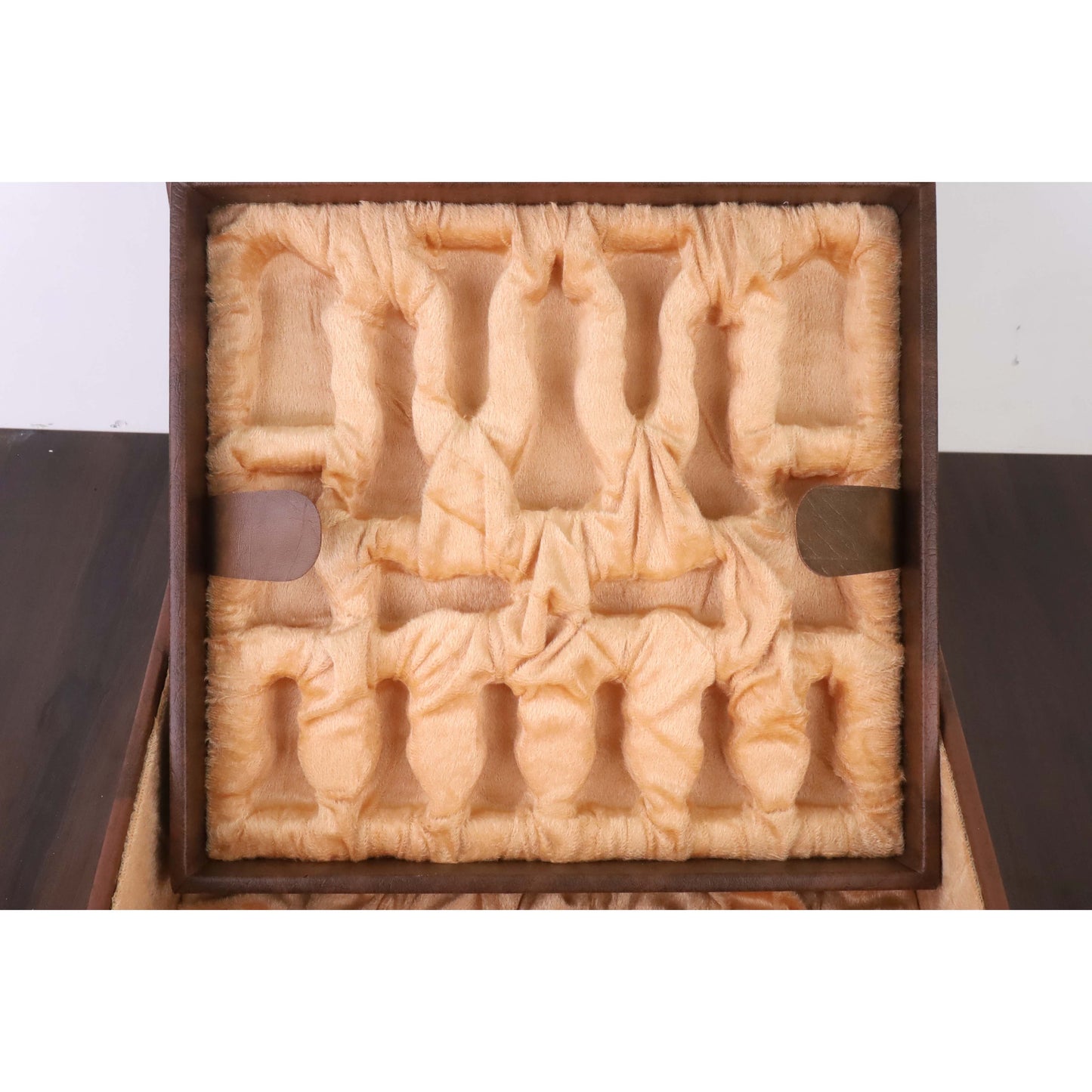 Edinburgh Northern Upright Pre-Staunton Chess Set Combo - Pieces in Ebonised Boxwood with Board and Box