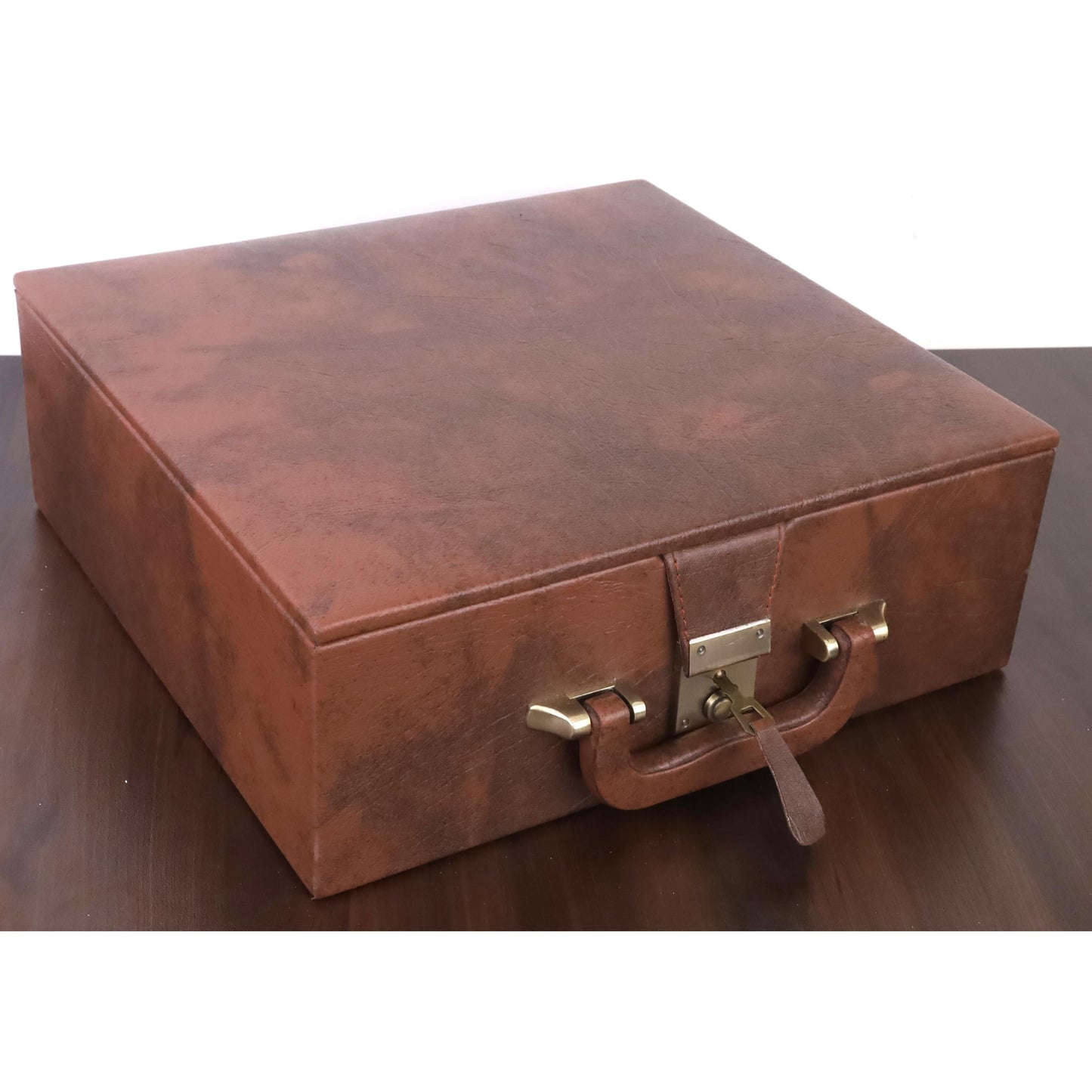 Edinburgh Northern Upright Pre-Staunton Chess Set Combo - Pieces in Ebonised Boxwood with Board and Box