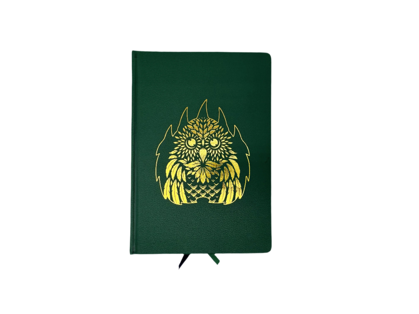 Lined Green Journal w/ Gold Owlbear Foil by Hexed®