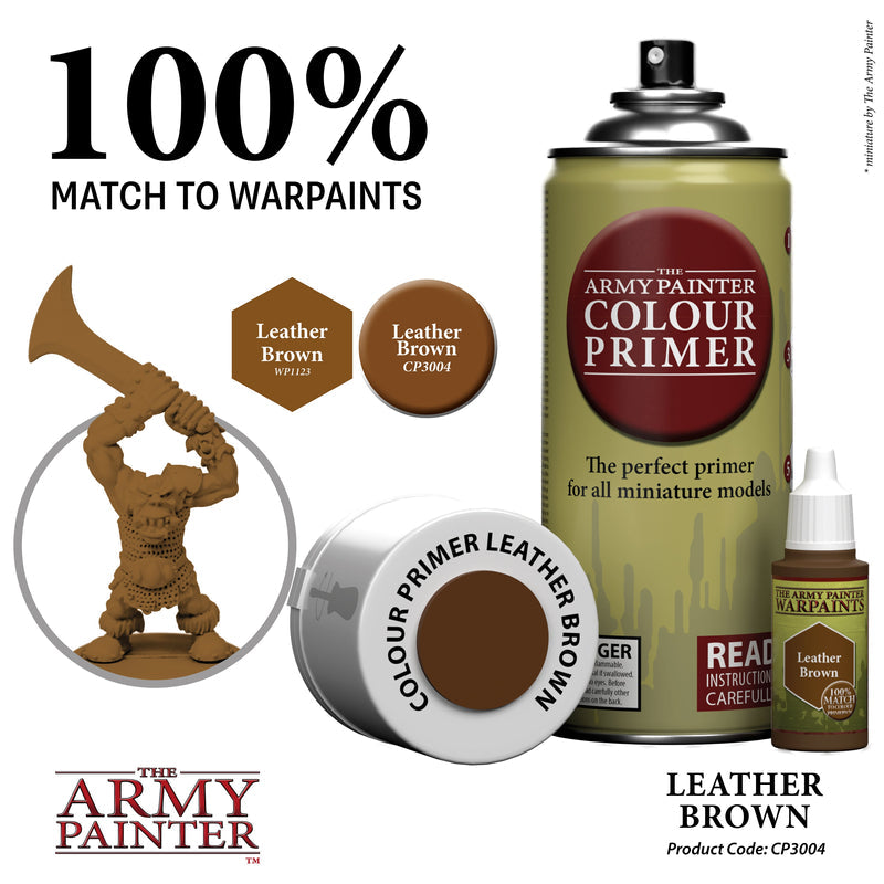 Army Painter: Color Primer - Leather Brown