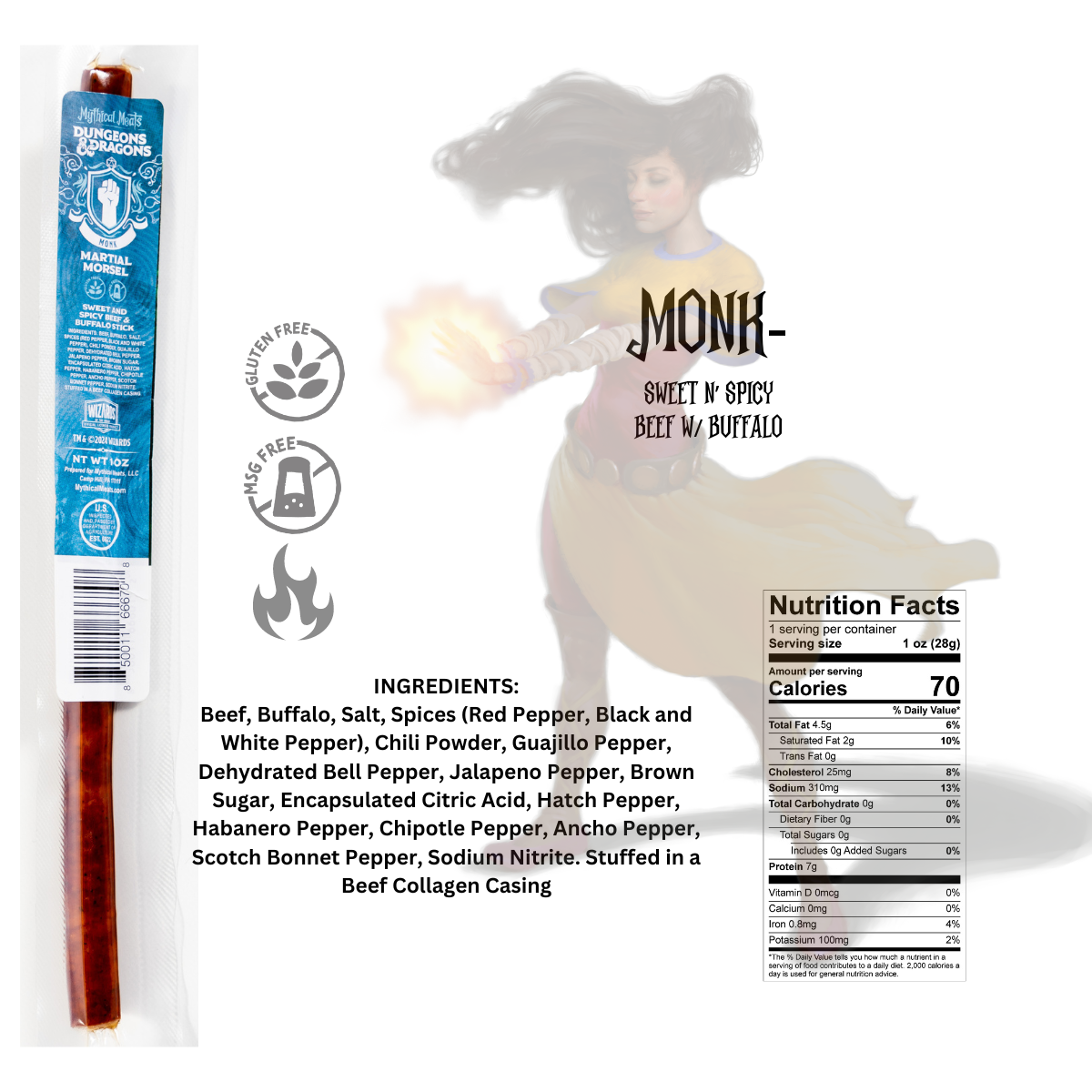 Dungeons and Dragons Snack Sticks