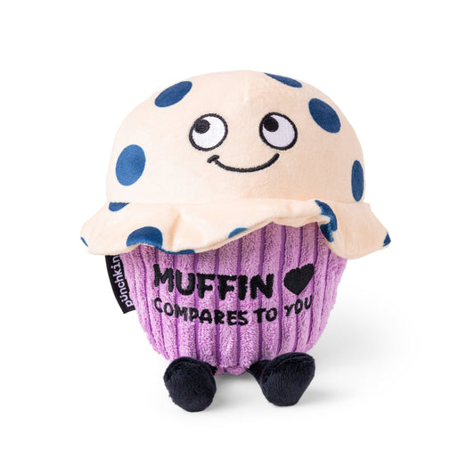 Plush Blueberry Muffin "Muffin Compares To You"