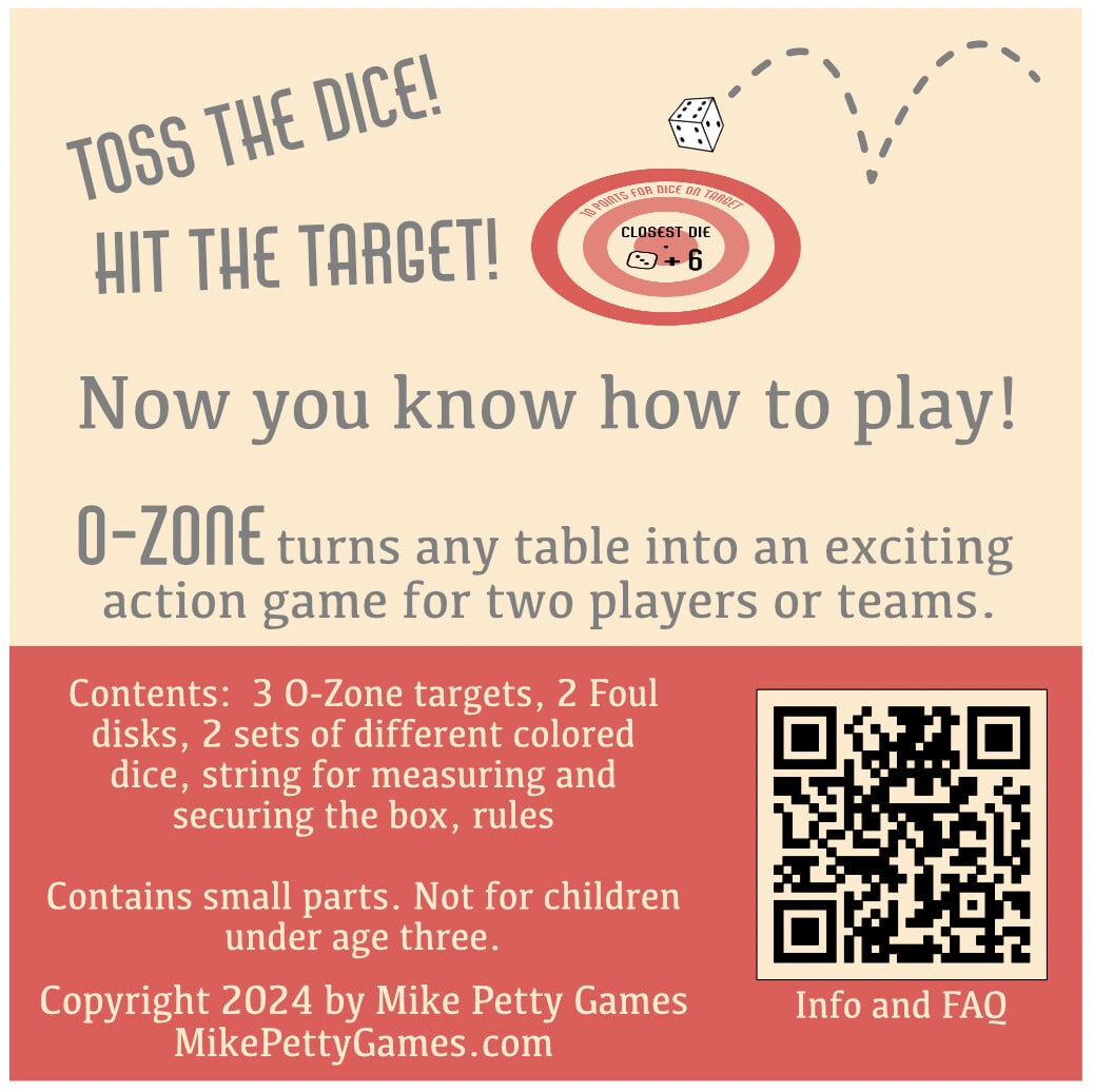 O-Zone Dice Game (Classic)