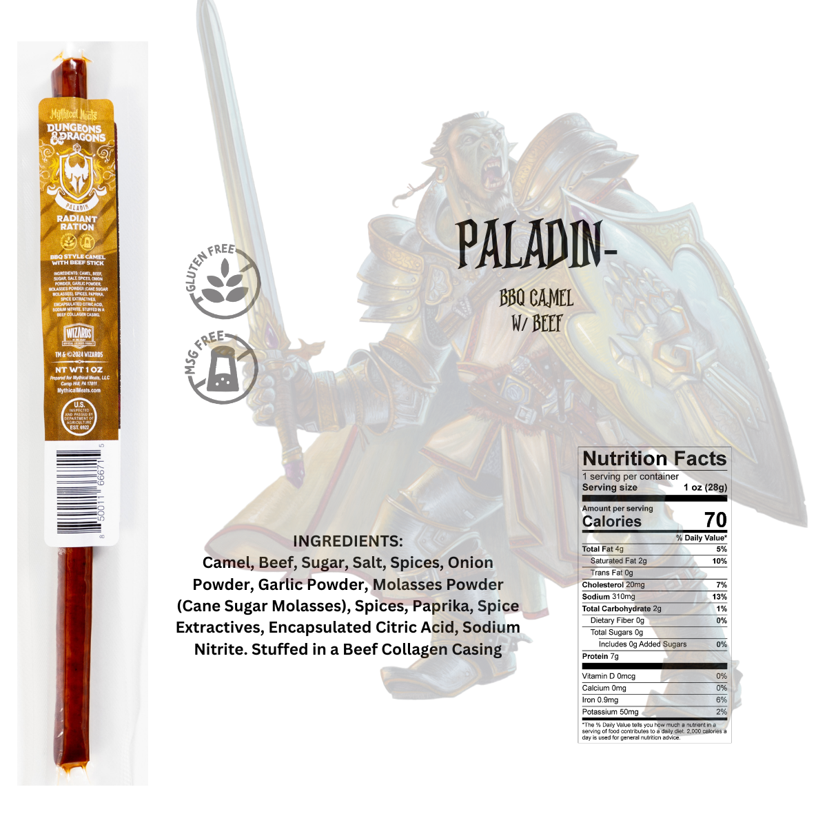 Dungeons and Dragons Snack Sticks