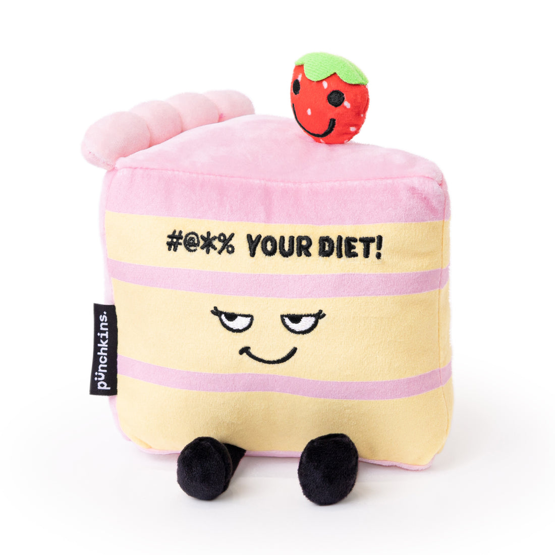 Plush Cake Slice "#@*% Your Diet"