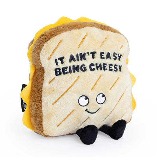 Plush Grilled Cheese "It Ain't Easy Being Cheesy"
