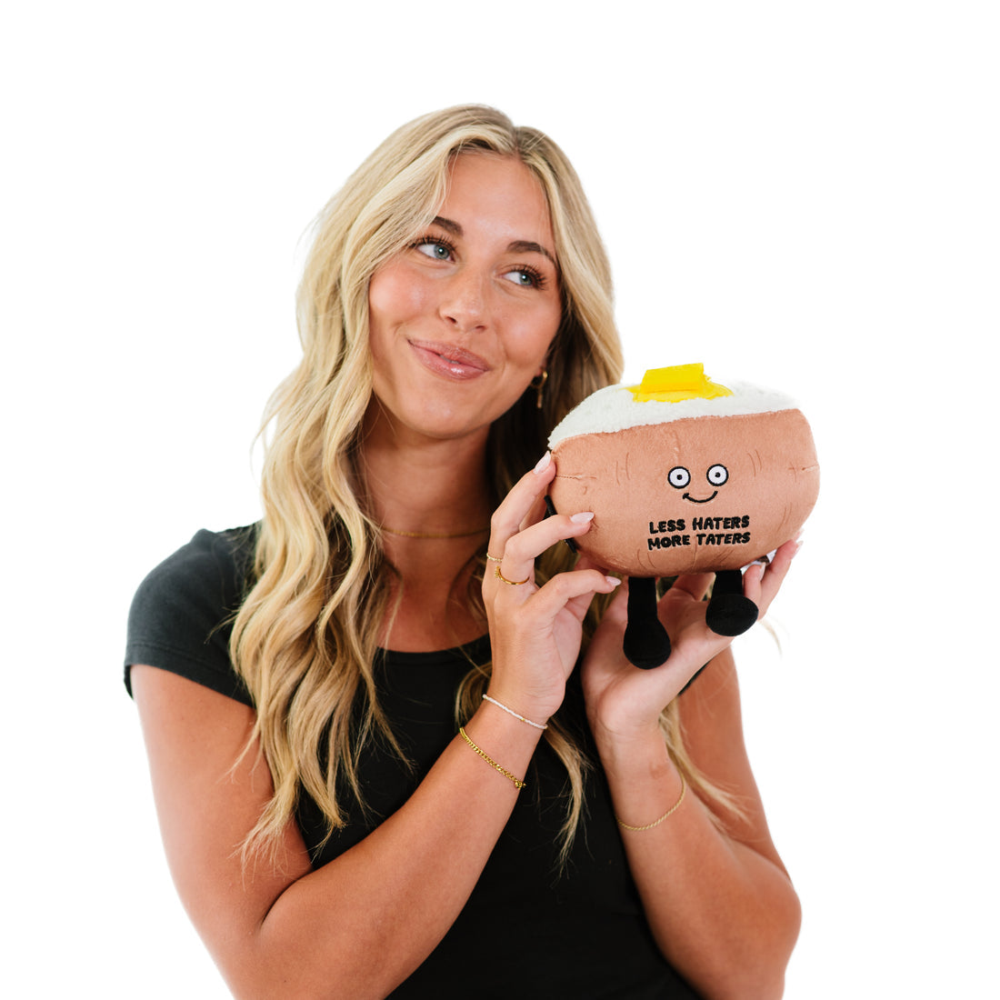 Plush Baked Potato "Less Haters,More Taters"