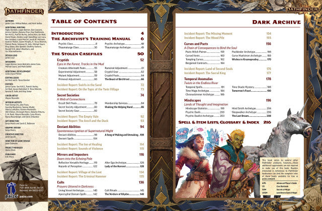 Pathfinder RPG: Dark Archive (Remastered) (Pocket Edition)