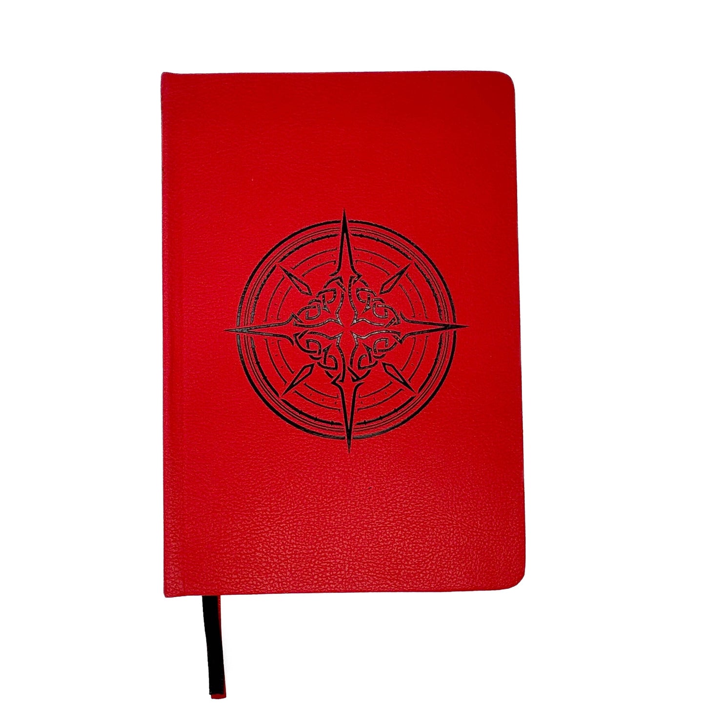Dotted Red Journal w/ Black Compass Foil by Hexed®