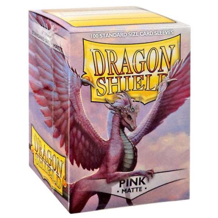 Dragon Shield Sleeves: Matte Pink (100 Sleeves)
