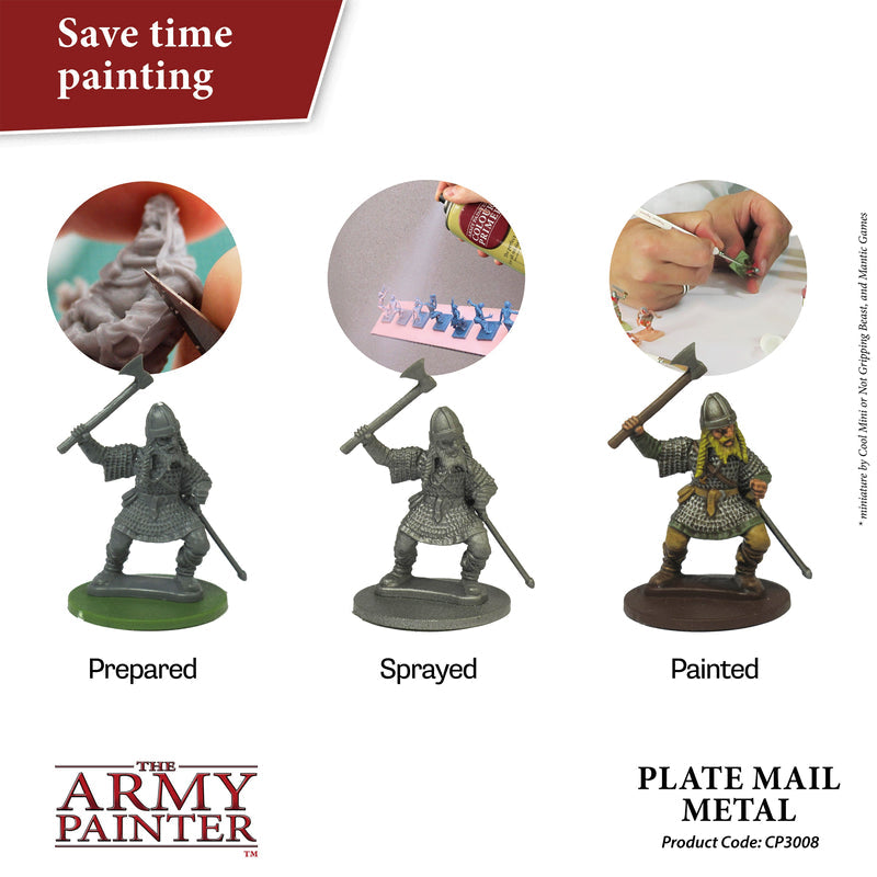 Army Painter: Color Primer - Platemail Metal