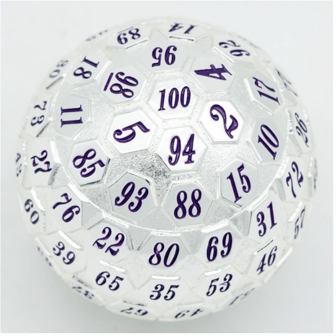 45MM METAL D100 - PLATINUM WITH PURPLE