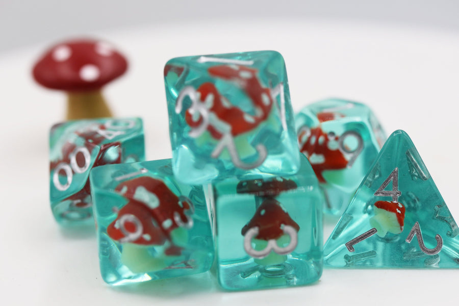 Power Up Mushroom RPG Dice Set