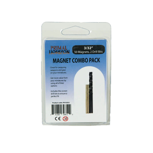 Magnets: Drill Bits: 3/32 x 1/16" Combo Pack
