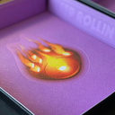 Dice Throne: Dice Tray - Purple Flaming Dice
