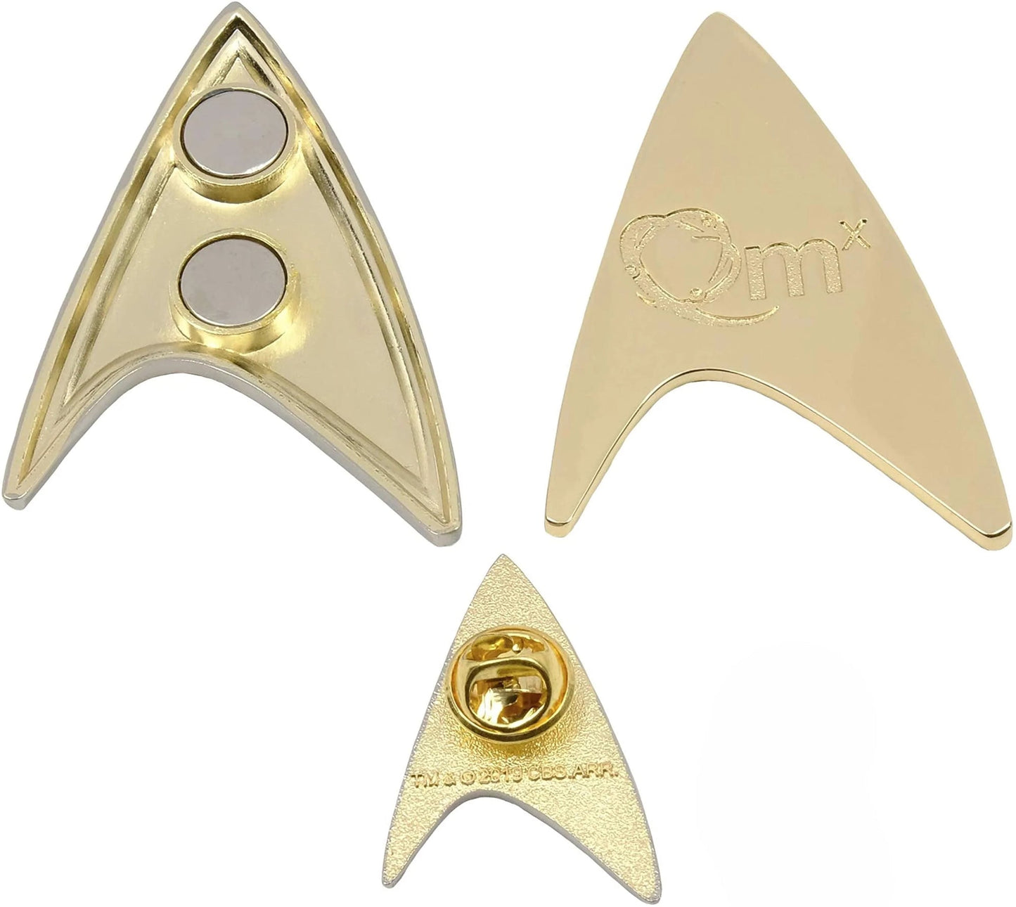 Star Trek: Discovery Enterprise Science Badge and Pin Set