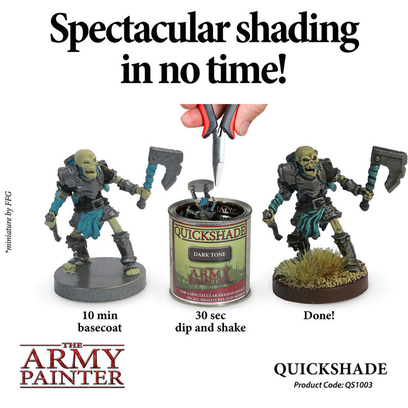 Army Painter Quickshades: Dark Tone 250 ml.