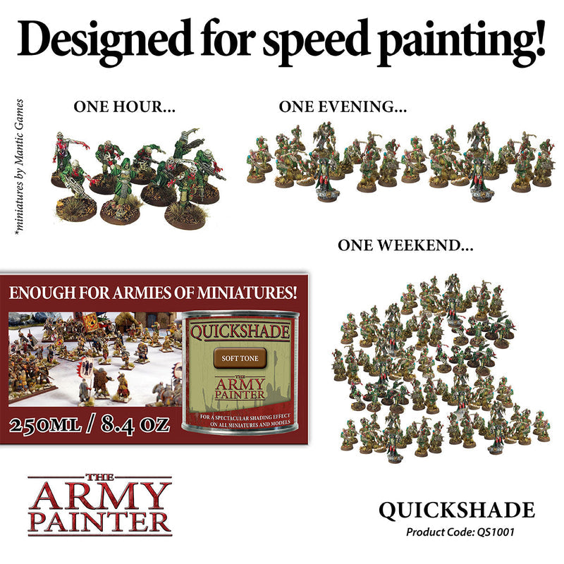 Army Painter Quickshades: Soft Tone 250 ml.