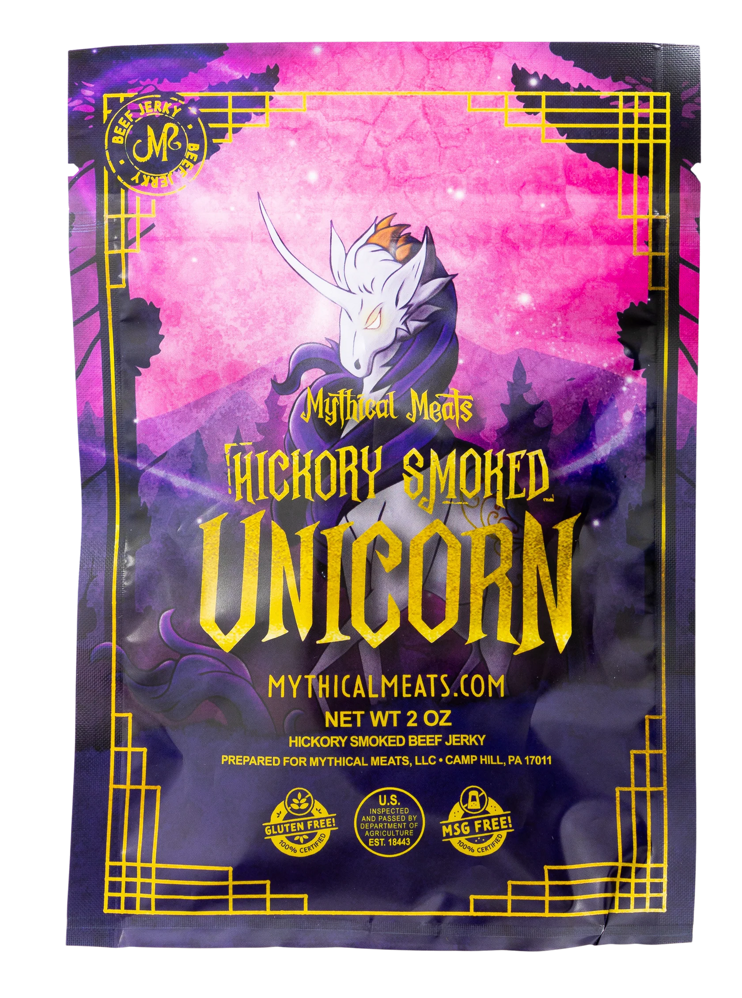 Mythical Meats® Beef Jerky 6 oz. - Unicorn (Hickory Smoked)