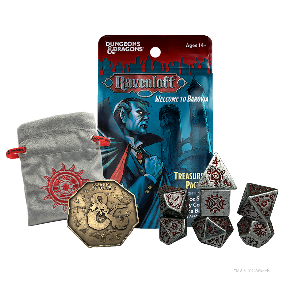 DND Ravenloft: Castle Ravenloft Treasure Packs