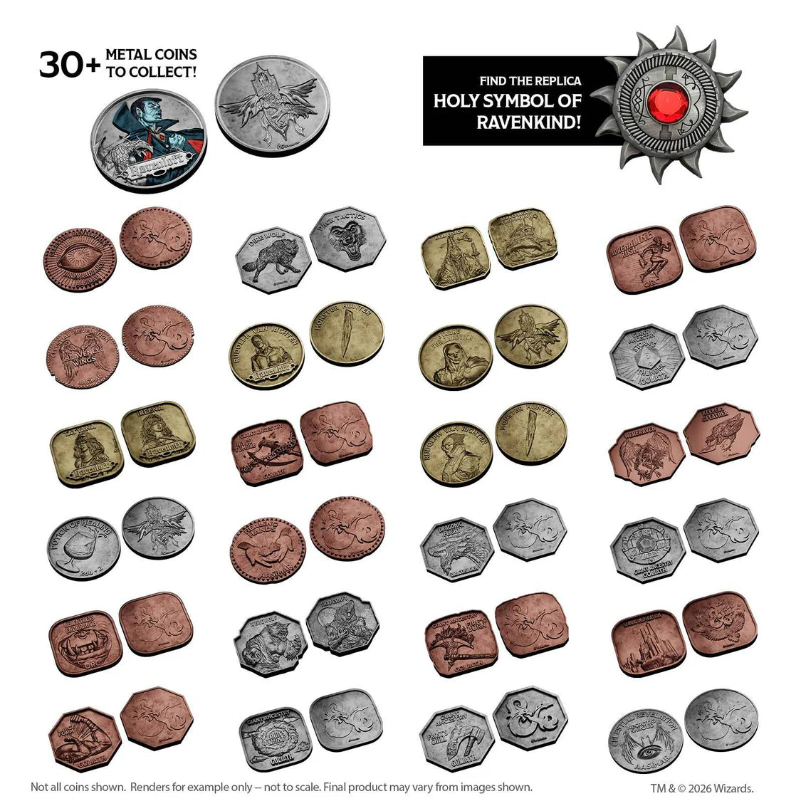 DND Ravenloft: Castle Ravenloft Treasure Packs