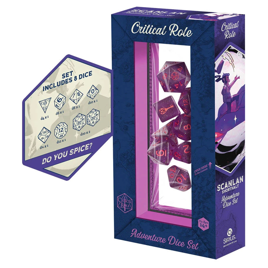 Sirius Dice: Vox Machina Adventure Dice: Scanlan Shorthalt