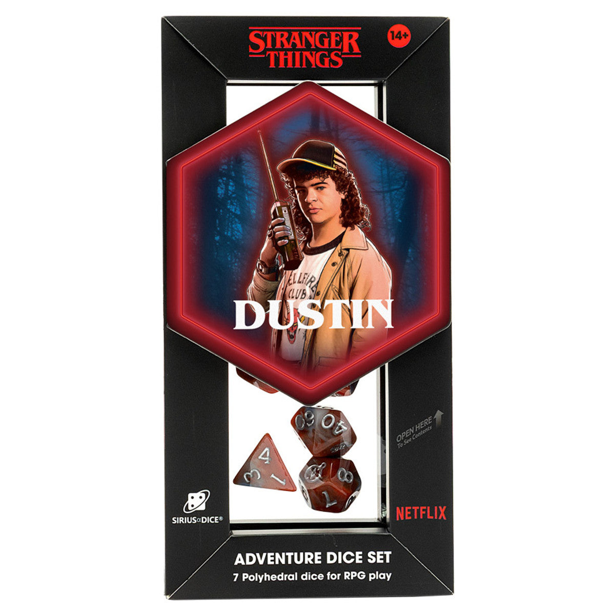7-Set Stranger Things Adventure Dice: Dustin