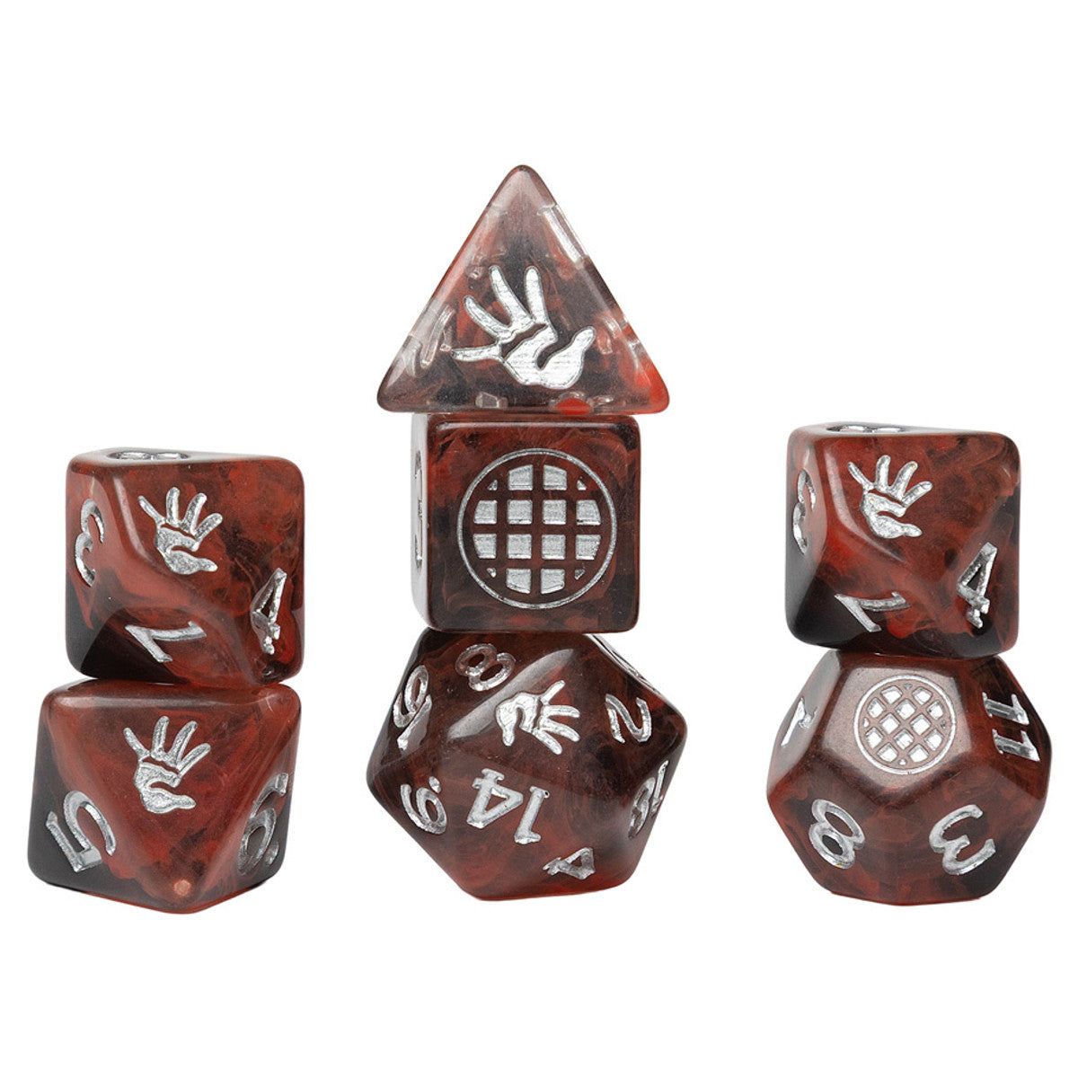 7-Set Stranger Things Adventure Dice: Eleven
