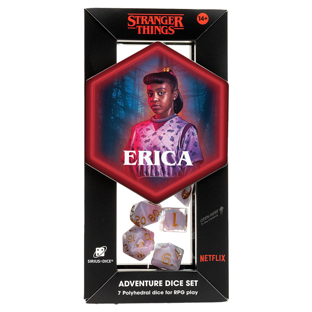 7-Set Stranger Things Adventure Dice: Erica