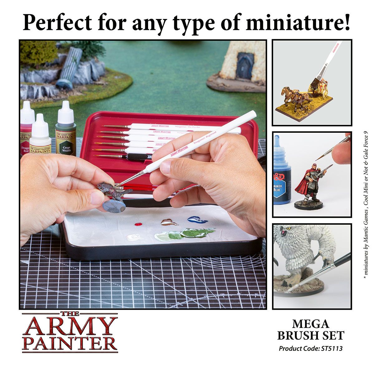 The Army Painter: Wargames Mega Brush Set