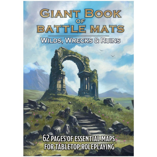 GIANT BOOK OF BATTLE MATS: WILDS WRECKS AND RUINS