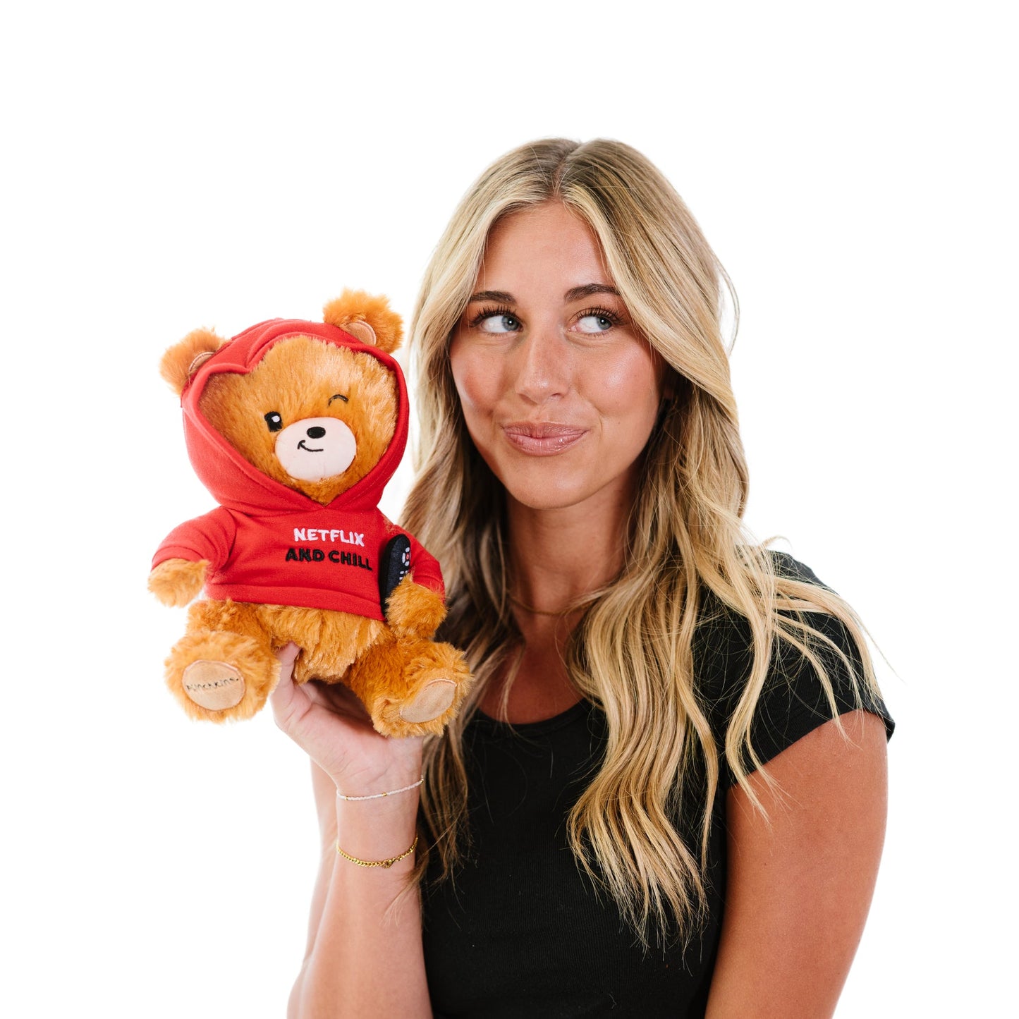 "Netflix and Chill" Teddy Bear Plushie