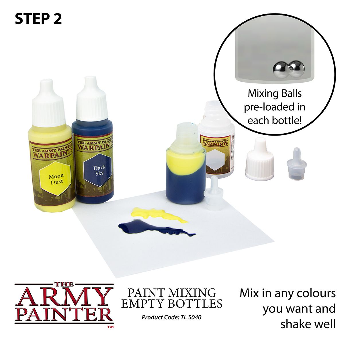 The Army Painter: Paint Mixing Empty Bottles