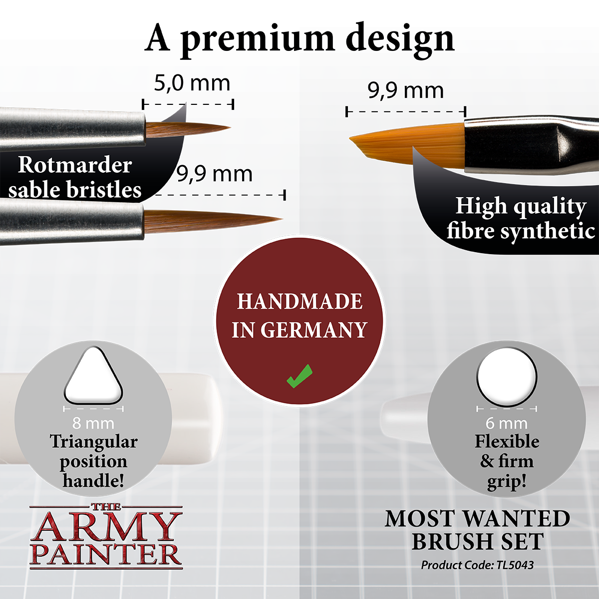 The Army Painter: Most Wanted Brush Set