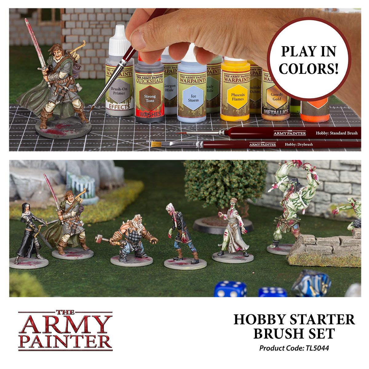 The Army Painter: Hobby Brush Starter Set