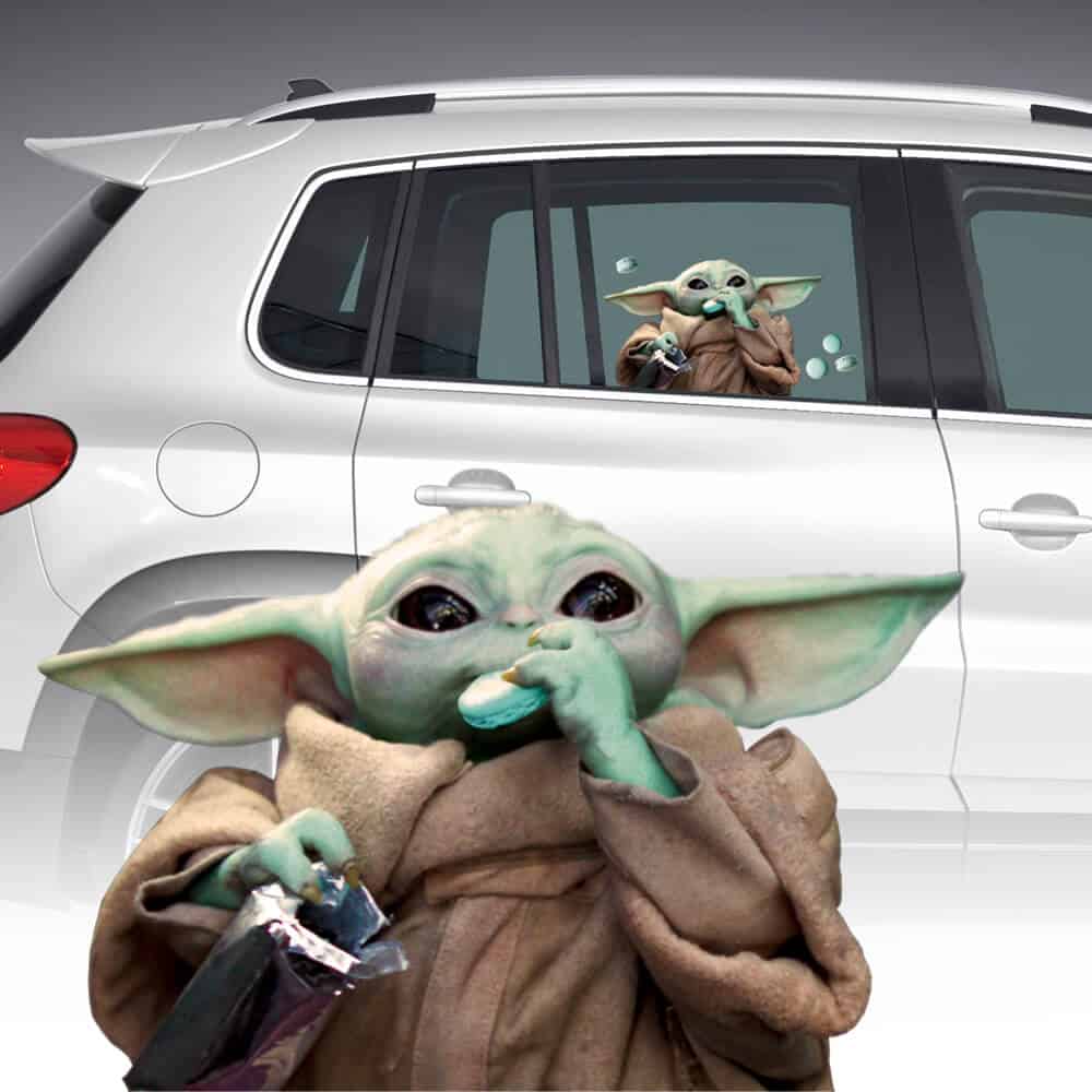 Mandalorian Child Car Decal