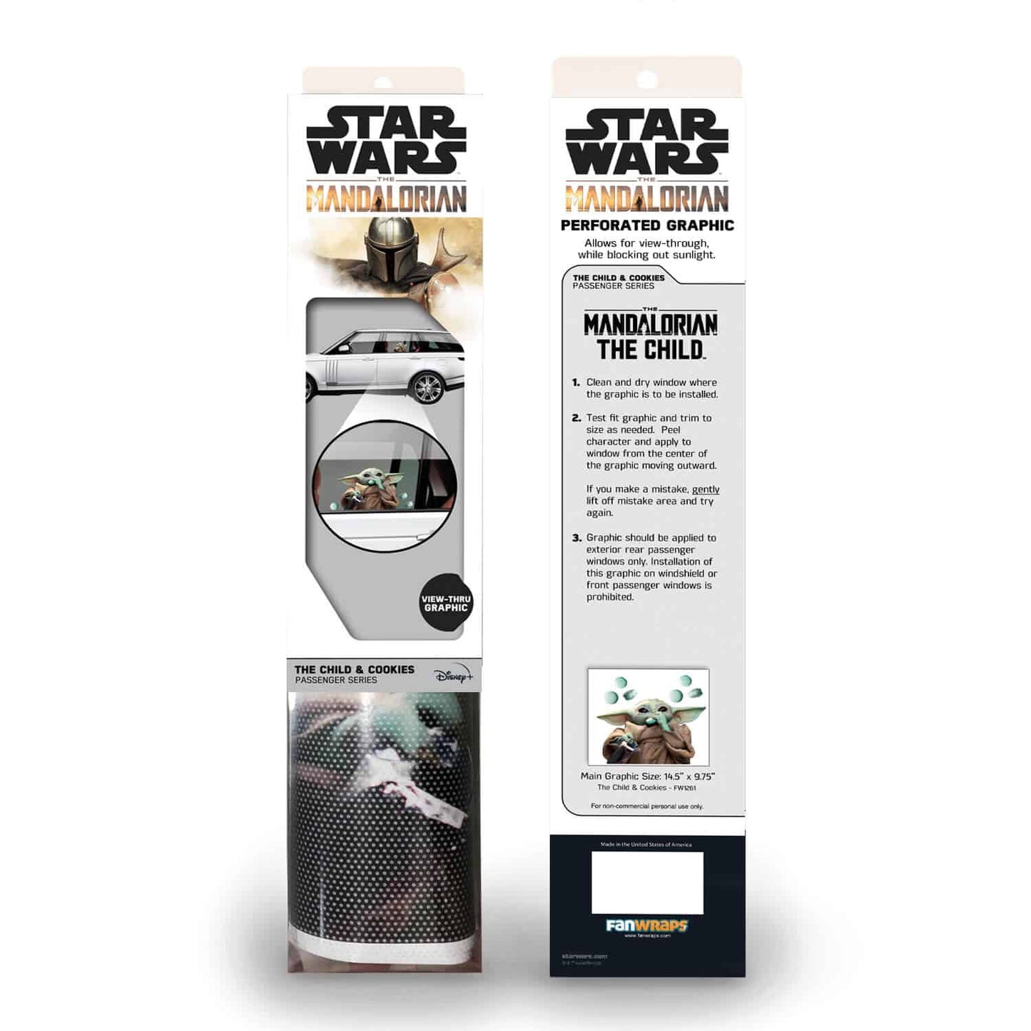 Mandalorian Child Car Decal