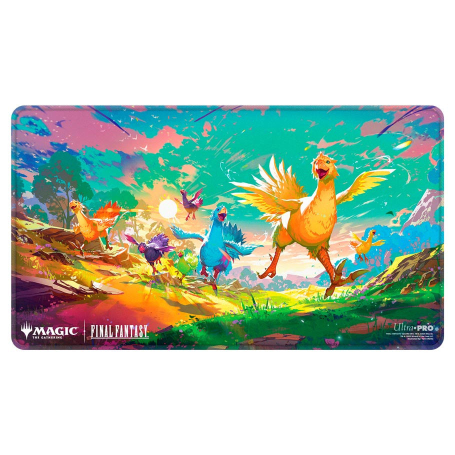 Playmat: MTG Holofoil- Final Fantasy- Chocobo Bundle Key Art